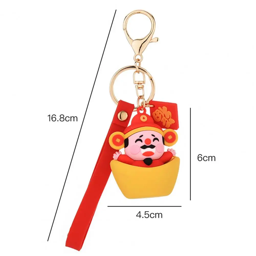 Cartoon New Year God of Wealth Keychain Bag Decoration Pendant Key Ring Gift God of Wealth Gift Bag Ornament Car Key Chain
Cartoon New Year God of Wealth Keychain Bag Decoration Pendant Key Ring Gift God of Wealth Gift Bag Ornament Car Key Chain