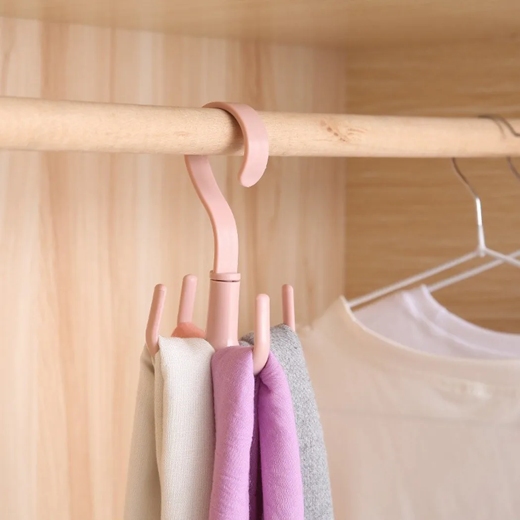 4pcs 360 Degrees ABS Plastic Rotated Hooks Four Claws Home Storage Hanger Clothes Shoes Multifunctional Organizer
4pcs 360 Degrees ABS Plastic Rotated Hooks Four Claws Home Storage Hanger Clothes Shoes Multifunctional Organizer