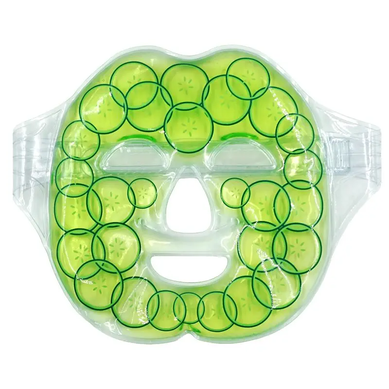 

Cucumber Cold Gel Face Mask Ice Compress Massage Facial Cooling Mask Fatigue Relief Relaxation Pad Reduce Wrinkles Beauty Tool