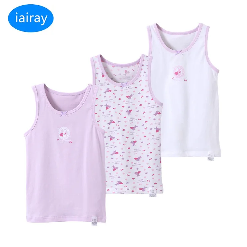 iairay 3pcs/set summer cotton tank tops for girls sleeveless t shirt kids singlets pink white undershirt fashion girl underwear
iairay 3pcs/set summer cotton tank tops for girls sleeveless t shirt kids singlets pink white undershirt fashion girl underwear