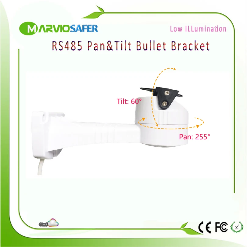 CCTV AHD Network Camera RS485 Pan & Tilt Bullet PTZ Bracket Supporting Pelco-D/P Waterproof Outdoor Usage
CCTV AHD Network Camera RS485 Pan & Tilt Bullet PTZ Bracket Supporting Pelco-D/P Waterproof Outdoor Usage