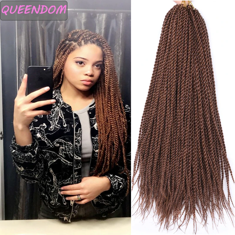Ombre Blonde Senegalese Twist Crochet Hair Soft African Crochet Braids 18 Inch Synthetic Braiding Hair Extensions for Women 613
Ombre Blonde Senegalese Twist Crochet Hair Soft African Crochet Braids 18 Inch Synthetic Braiding Hair Extensions for Women 613