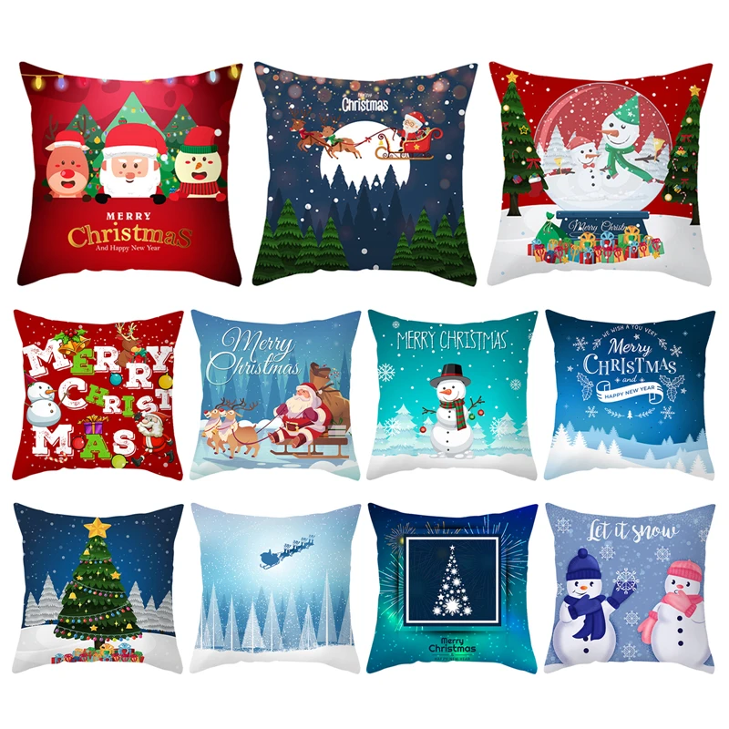 45X45cm Xmas Pillowcase Cartoon Print Santa Claus Cushion Cover Merry Christmas Pillowcase Covers For Home Decoration 2022 New
45X45cm Xmas Pillowcase Cartoon Print Santa Claus Cushion Cover Merry Christmas Pillowcase Covers For Home Decoration 2022 New