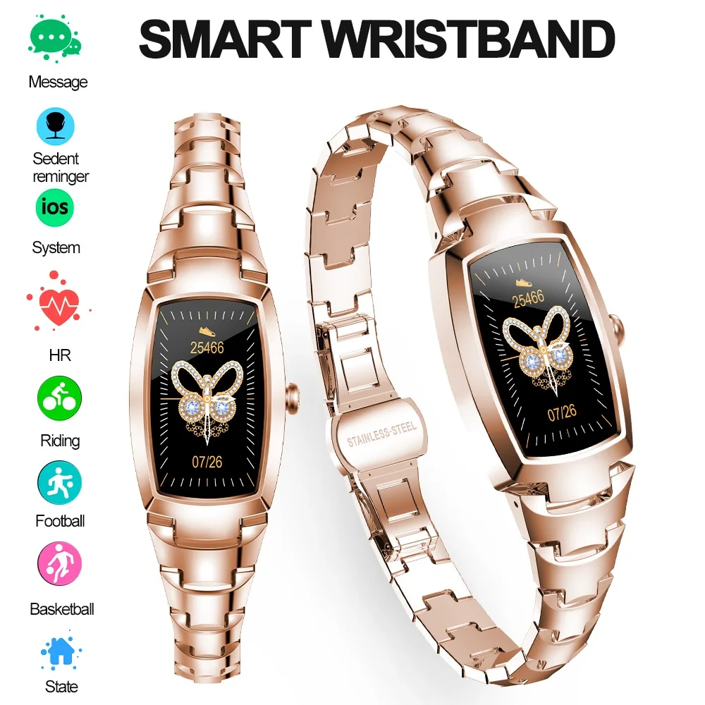 NEW Women Smart Watch Heart Menstruation Reminder Rate Blood Pressure Monitor Pedometer Fitness Tracker Waterproof Smartwatch
NEW Women Smart Watch Heart Menstruation Reminder Rate Blood Pressure Monitor Pedometer Fitness Tracker Waterproof Smartwatch
