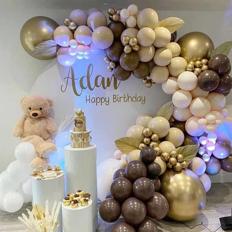 151 шт. Медвежонок Theam Baby Shower воздушный шар гирлянда арочный комплект темно-коричневый хромный Золотой латексные шары Свадьба День Рождения украшения для вечерние
151 шт. Медвежонок Theam Baby Shower воздушный шар гирлянда арочный комплект темно-коричневый хромный Золотой латексные шары Свадьба День Рождения украшения для вечерние