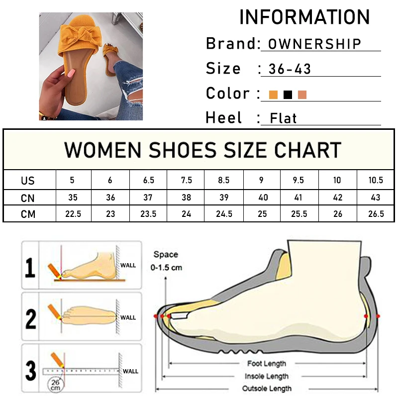 2021 Women Bowknot Slippers Woman Flock Flats Female Sewing Beach Slides Ladies Summer Flats Casual Footwear Big Size 36-43
2021 Women Bowknot Slippers Woman Flock Flats Female Sewing Beach Slides Ladies Summer Flats Casual Footwear Big Size 36-43