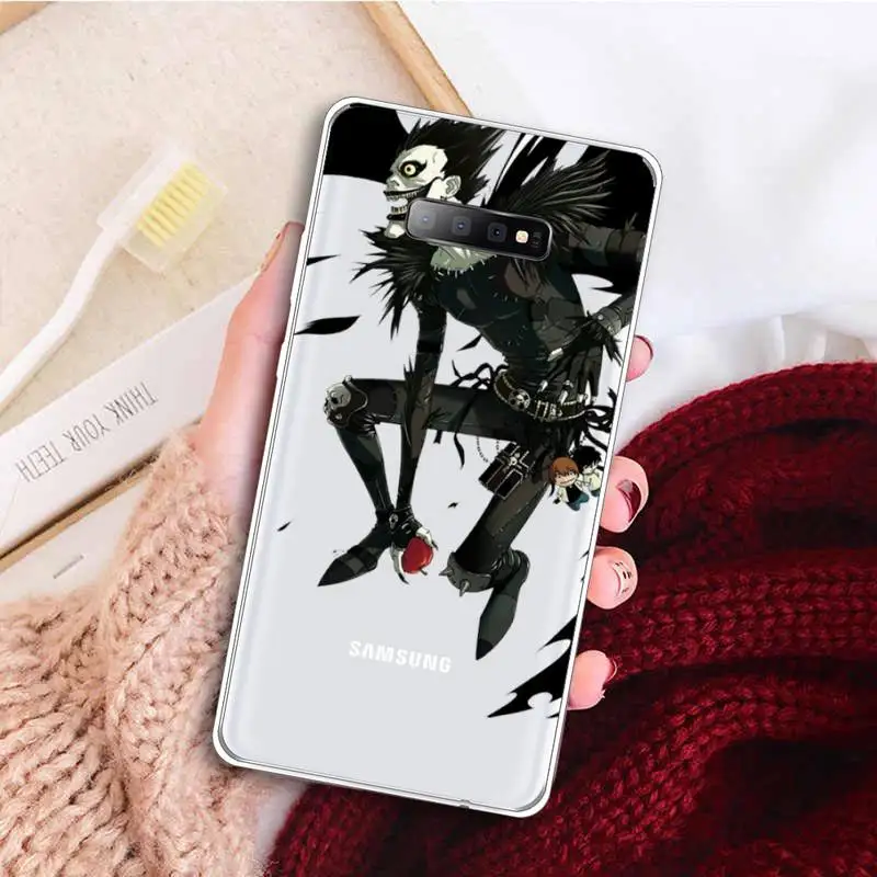 Death Note Anime Ryuk kira Phone Case Transparent For Samsung Galaxy S A 5 7 8 9 2015 20 edge plus 10 e lite 2019
Death Note Anime Ryuk kira Phone Case Transparent For Samsung Galaxy S A 5 7 8 9 2015 20 edge plus 10 e lite 2019