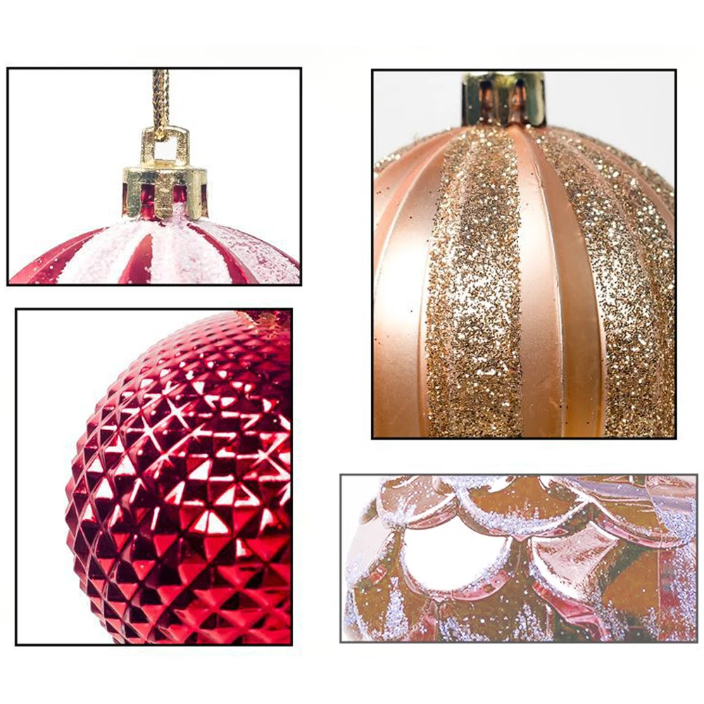 Christmas Baubles Fashion 12pcs/box Home Decor Christmas Pendant Ball Beautiful Hanging Plastic
Christmas Baubles Fashion 12pcs/box Home Decor Christmas Pendant Ball Beautiful Hanging Plastic