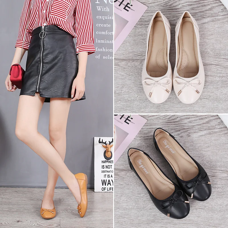 2020 New Flat Women Shoes Four Seasons Soft Bottom Comfortable Small Leather Shoes Women Pregnant Work Shoes
2020 New Flat Women Shoes Four Seasons Soft Bottom Comfortable Small Leather Shoes Women Pregnant Work Shoes