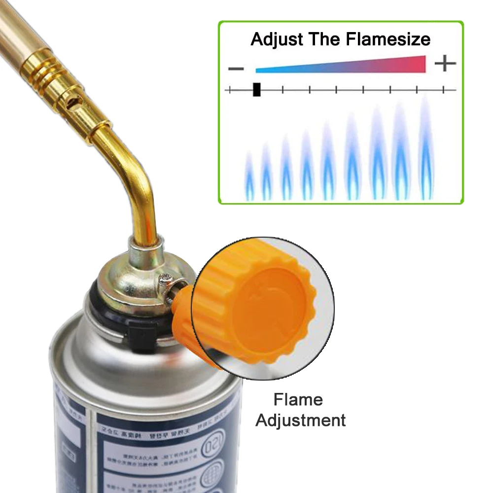 Сварочная газовая горелка Бутановая портативный паяльник для кемпинга и барбекю