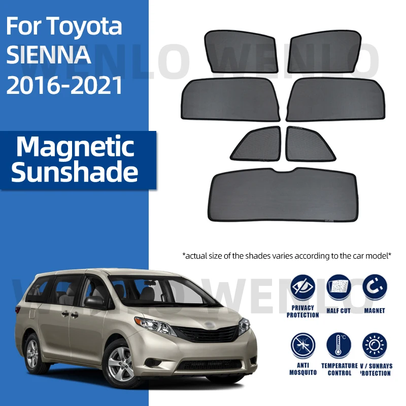 Детский солнцезащитный козырек на лобовое стекло для Toyota SIENNA 2016-2021, сетчатый Магнитный козырек, автомобильный солнцезащитный козырек
Детский солнцезащитный козырек на лобовое стекло для Toyota SIENNA 2016-2021, сетчатый Магнитный козырек, автомобильный солнцезащитный козырек