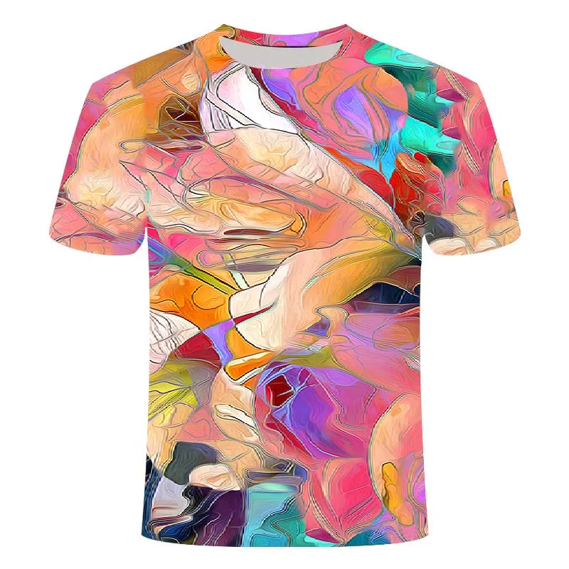 Summer new style polyester material eye-catching cool fashion casual men's large size short-sleeved T-sleeve
Summer new style polyester material eye-catching cool fashion casual men's large size short-sleeved T-sleeve