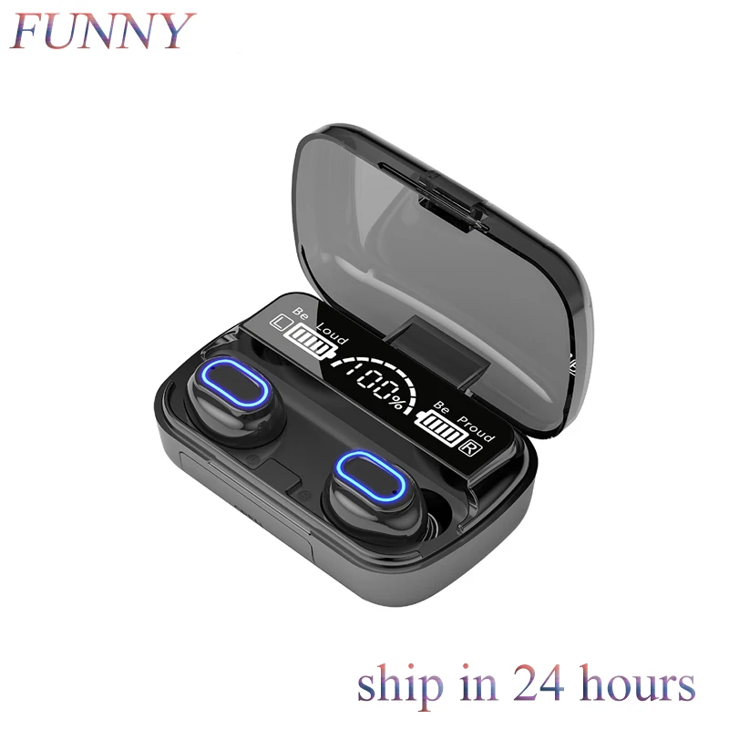 2021 New M1 TWS Wireless Headphones HiFi Stereo Bluetooth Touch Control Headset Sport Earbuds with Microphone Power Bank 2000mAh
2021 New M1 TWS Wireless Headphones HiFi Stereo Bluetooth Touch Control Headset Sport Earbuds with Microphone Power Bank 2000mAh