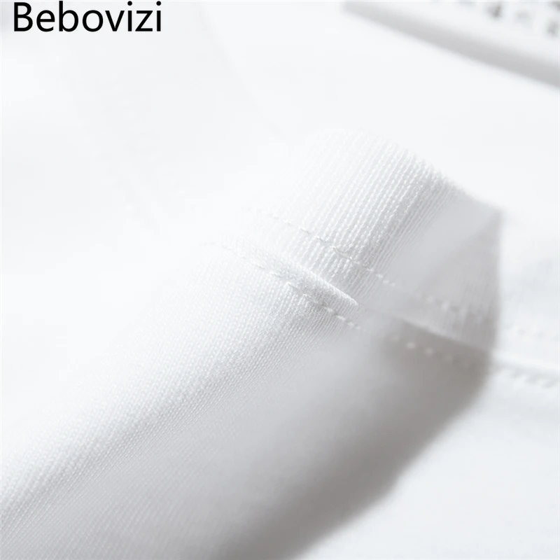 Футболка Bebovizi с японской волной канагавы белая футболка принтом Харадзюку