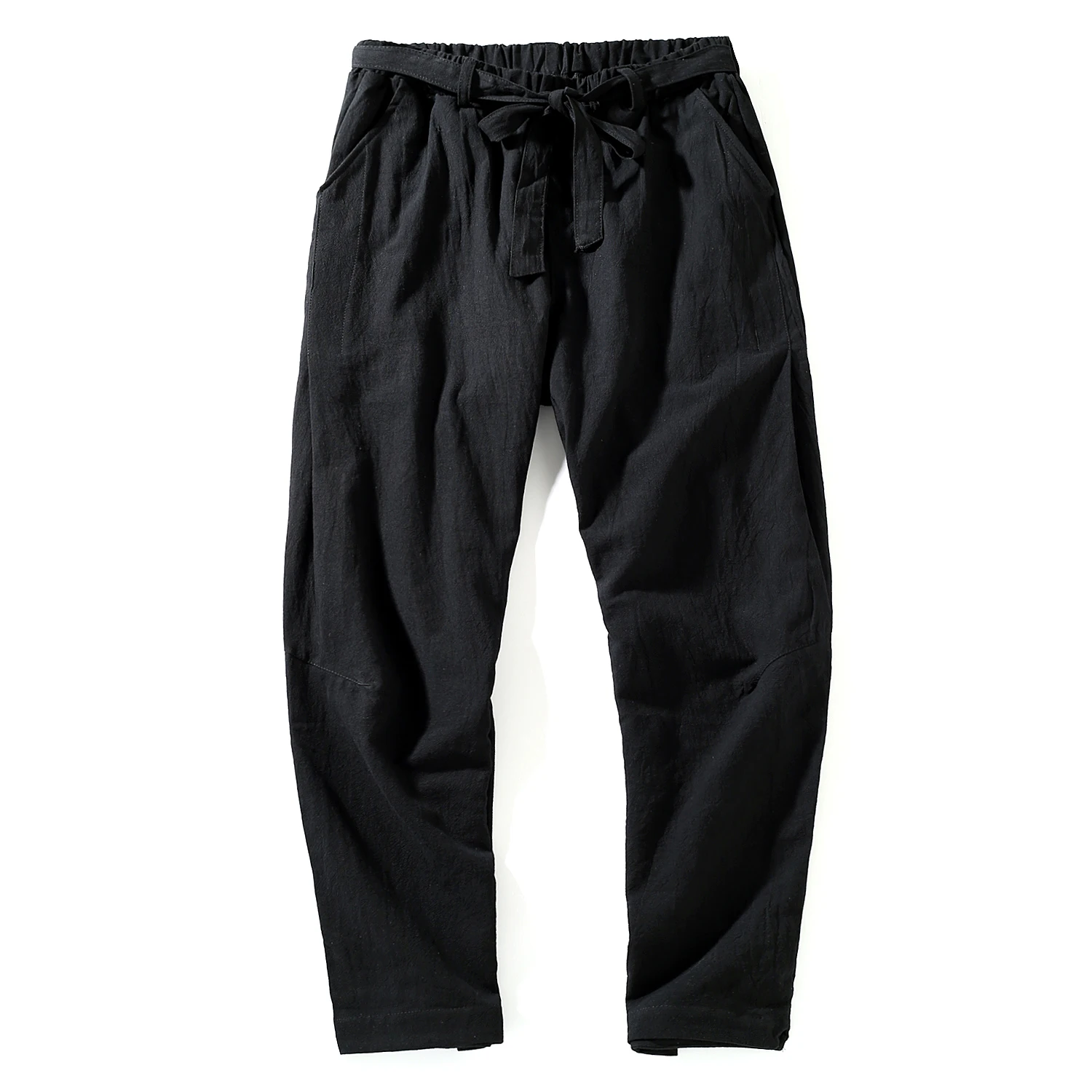 Mens Chinese Style Pants Solid Color Thin Cotton Linen Casual Pants Plus Size Loose Fit Pants Trend Fashion Trouser
Mens Chinese Style Pants Solid Color Thin Cotton Linen Casual Pants Plus Size Loose Fit Pants Trend Fashion Trouser
