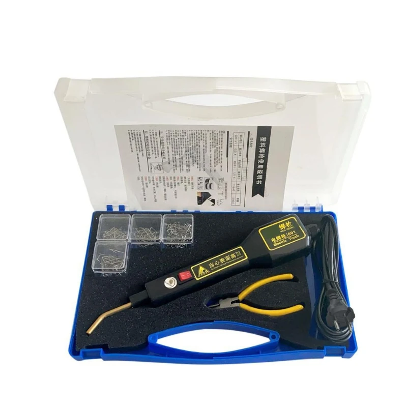 Plastic Repair Kit 200pcs Hot Stapler Staples Bumper Welding for Car 35ED 
Plastic Repair Kit 200pcs Hot Stapler Staples Bumper Welding for Car 35ED