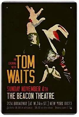 Tom Waits Sunday November 4th Novelty Parking Retro Sign Plaque Poster Wall Decor Art Shabby Chic Gift Suitable 12x8 Inch
Tom Waits Sunday November 4th Novelty Parking Retro Sign Plaque Poster Wall Decor Art Shabby Chic Gift Suitable 12x8 Inch