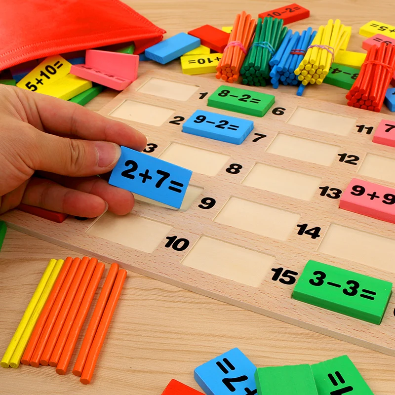 Kindergarten children math Digital domino teaching aids addition and puzzle building blocks digital toys counting toy kids gift
Kindergarten children math Digital domino teaching aids addition and puzzle building blocks digital toys counting toy kids gift