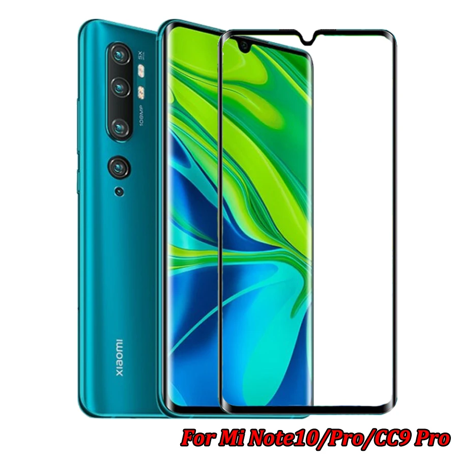 Глобальный для Xiaomi Mi Note 10 Pro закаленное стекло CC9 защитная пленка на весь экран Xiomi
