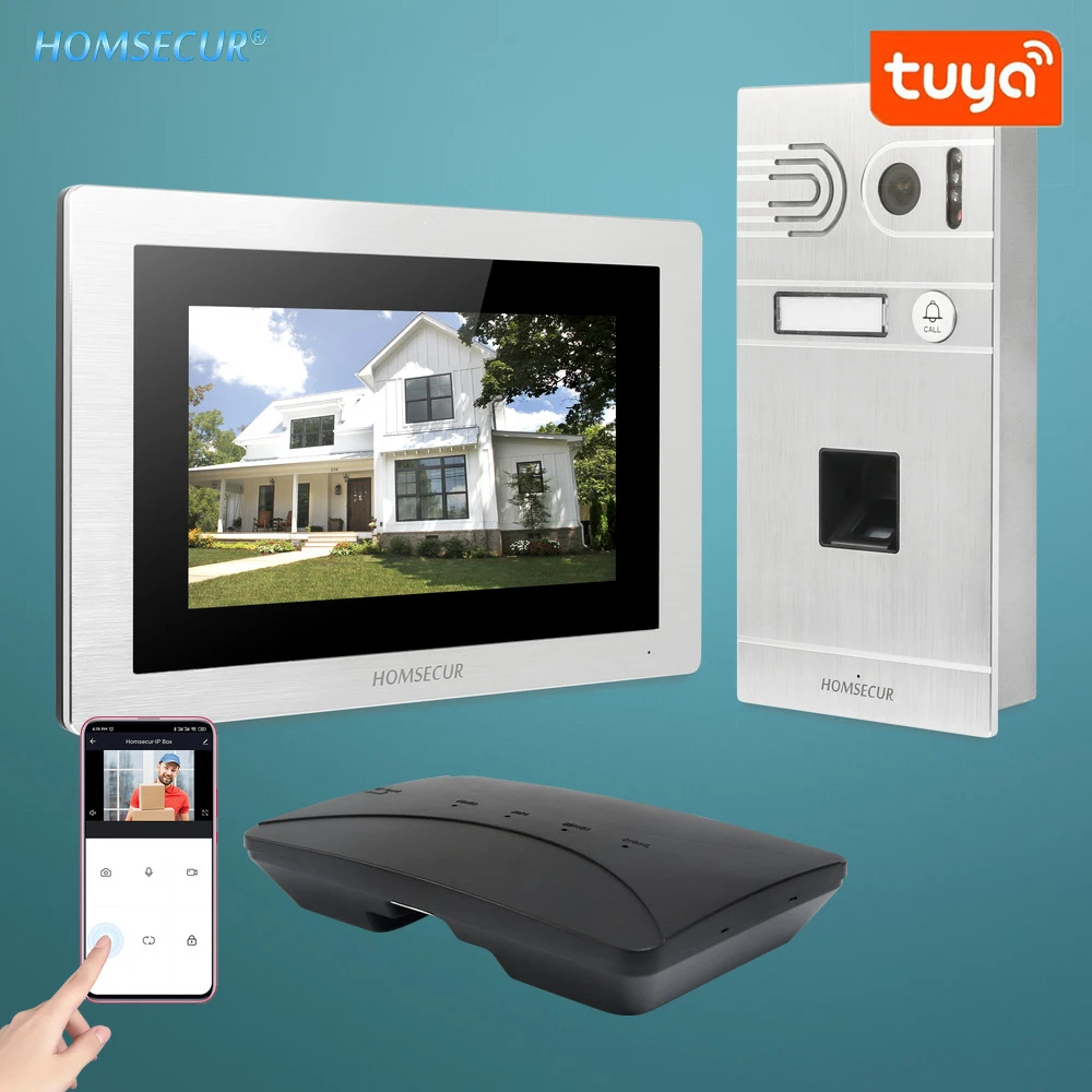 HOMSECUR 7" Wired WIFI Video Door Phone Intercom System CCTV Camera Supported BC061-S+BM714-S
HOMSECUR 7" Wired WIFI Video Door Phone Intercom System CCTV Camera Supported BC061-S+BM714-S