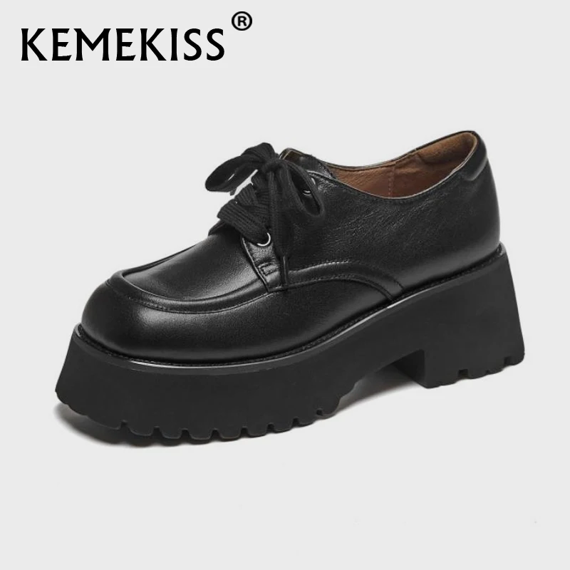 KemeKiss New Women Sneakers Cow Leather Metal Chain Lace Up Shoes Women Fashion Cool Spring Shoes Women Footwear Size 34-39
KemeKiss New Women Sneakers Cow Leather Metal Chain Lace Up Shoes Women Fashion Cool Spring Shoes Women Footwear Size 34-39
