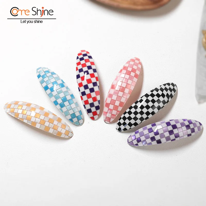COME SHINE 6 Pcs/Pack French version Plaid Hair clips for hair accessories for women Sets Hairpin woman Drop shipping
COME SHINE 6 Pcs/Pack French version Plaid Hair clips for hair accessories for women Sets Hairpin woman Drop shipping
