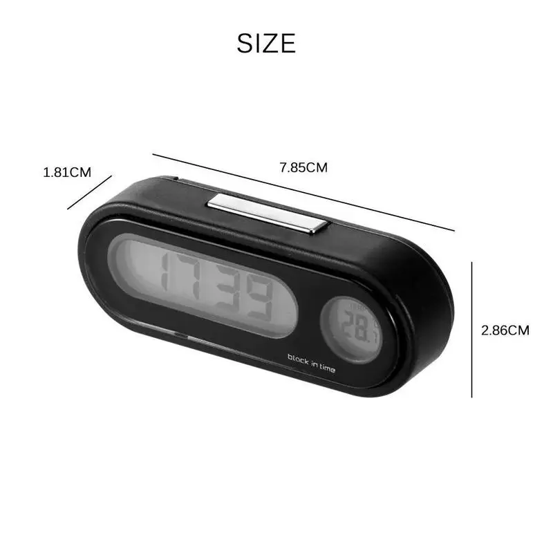 Mini multifunctional car digital clock thermometer decorative ornaments LCD mini car clock interior car p car hygrometer di N3A7
Mini multifunctional car digital clock thermometer decorative ornaments LCD mini car clock interior car p car hygrometer di N3A7
