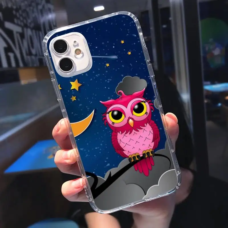 Owl cute cartoon animal Phone Case Transparent for iPhone 6 7 8 11 12 s mini pro X XS XR MAX Plus
Owl cute cartoon animal Phone Case Transparent for iPhone 6 7 8 11 12 s mini pro X XS XR MAX Plus