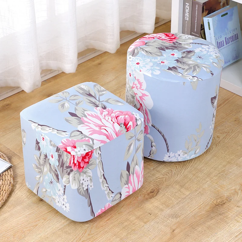 Round Stool Dustproof Cover Home Elastic Low Stool Protective Case Printed Sofa Foot Rest Stool Cover For Universal Square Stool
Round Stool Dustproof Cover Home Elastic Low Stool Protective Case Printed Sofa Foot Rest Stool Cover For Universal Square Stool