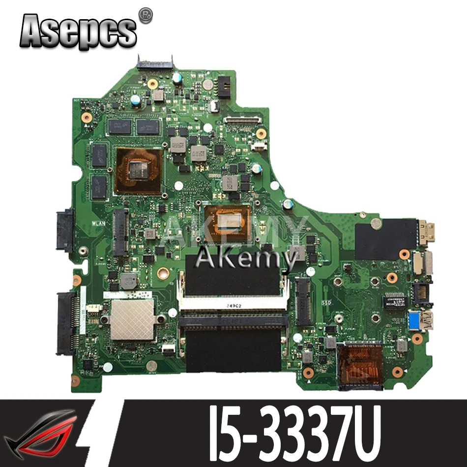 Asepcs K56CB Laptop motherboard For Asus K56CB K56CM K56C K56 S550CM S550C Test original mainboard I5-3337U GT740M/GT635M
Asepcs K56CB Laptop motherboard For Asus K56CB K56CM K56C K56 S550CM S550C Test original mainboard I5-3337U GT740M/GT635M
