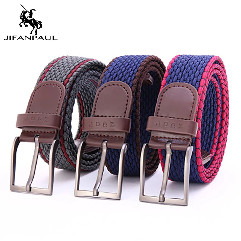 JIFANPAUL 2021 new nylon elastic belt woven elastic belt men's and women's trousers with pin buckle canvas belt belt for women
JIFANPAUL 2021 new nylon elastic belt woven elastic belt men's and women's trousers with pin buckle canvas belt belt for women