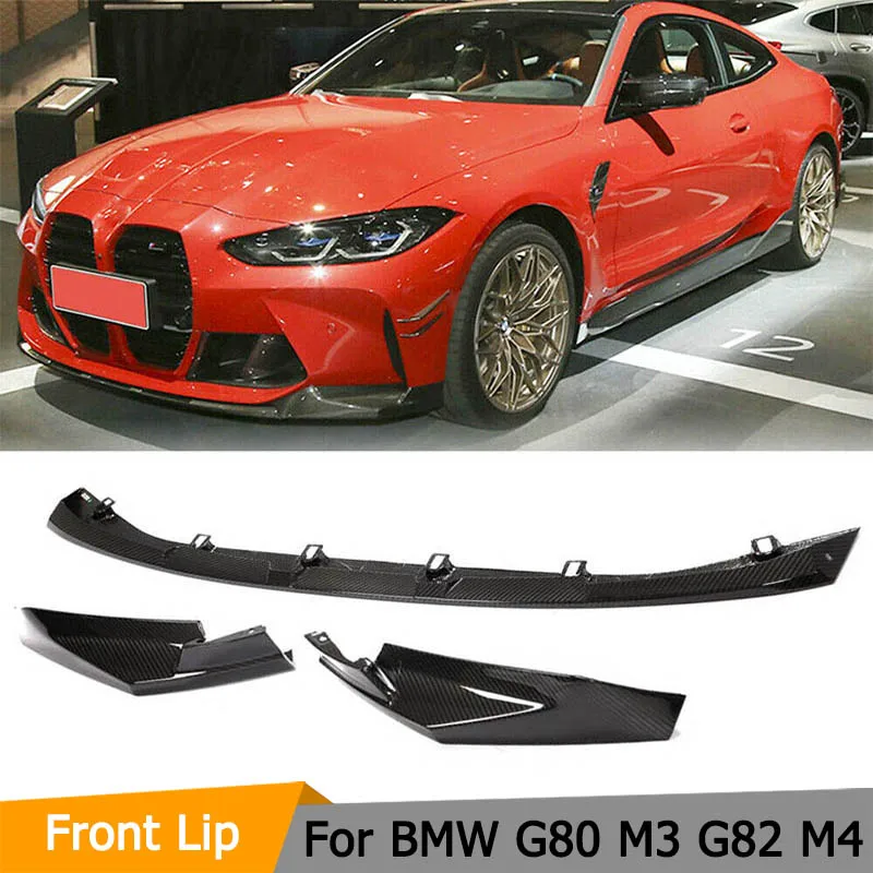 Car Front Bumper Lip Chin Spoiler for BMW 3 4 Series G80 M3 G82 M4 2021 2022 Dry Carbon Fiber Front Bumper Lip Apron Replacement
Car Front Bumper Lip Chin Spoiler for BMW 3 4 Series G80 M3 G82 M4 2021 2022 Dry Carbon Fiber Front Bumper Lip Apron Replacement