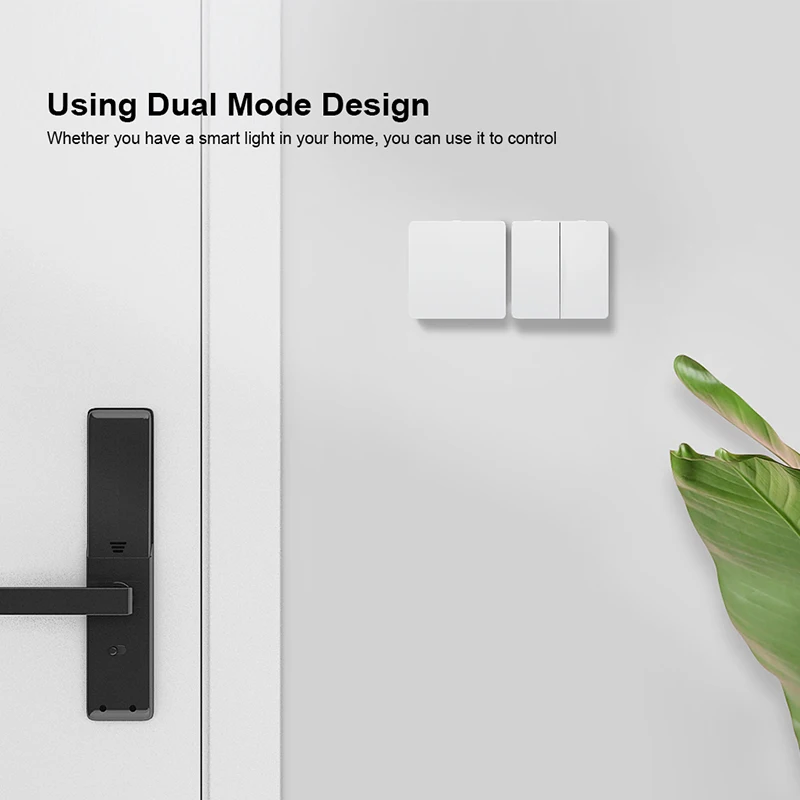 Yeelight Smart Wall Switch Self-Rebound Design Support Slisaon For Ceiling Light YLKG12YL/YLKG13YL/YLKG14YL
Yeelight Smart Wall Switch Self-Rebound Design Support Slisaon For Ceiling Light YLKG12YL/YLKG13YL/YLKG14YL