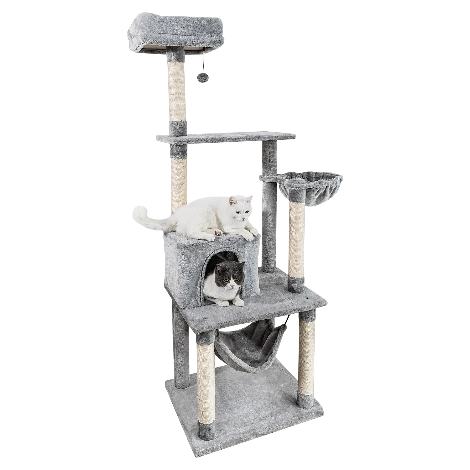 Cat Tree Scratching Toys Condo Tree with Mouse Cashmere Material Hole Hiding Pet Toy Big Cat Play Tree
Cat Tree Scratching Toys Condo Tree with Mouse Cashmere Material Hole Hiding Pet Toy Big Cat Play Tree