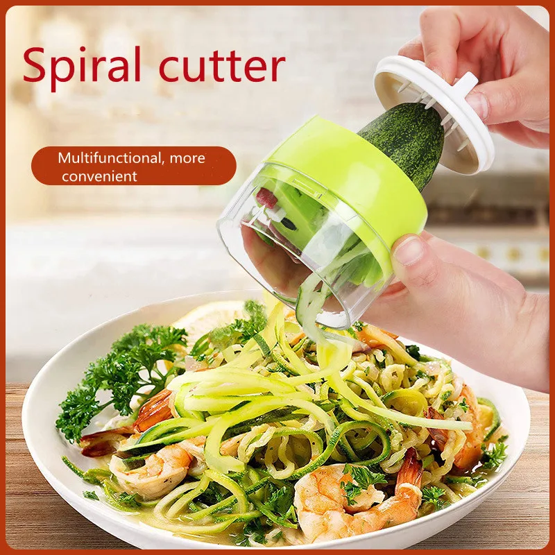 Kitchen Hand-held Spiral Vegetable Shredder 4-in-1 Adjustable Wire Planer 3-in-1 Wire Slicer Vegetable Cutting Auxiliary Tool
Kitchen Hand-held Spiral Vegetable Shredder 4-in-1 Adjustable Wire Planer 3-in-1 Wire Slicer Vegetable Cutting Auxiliary Tool