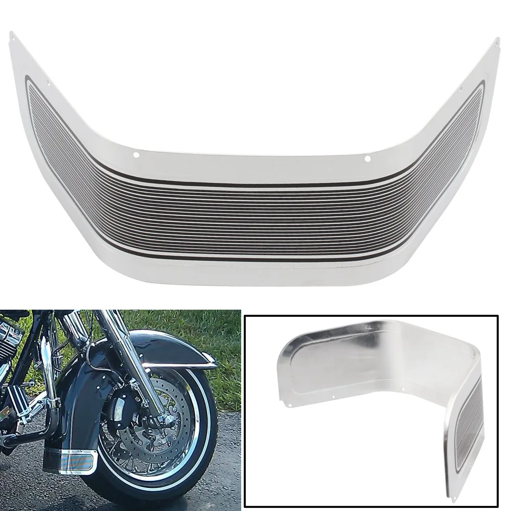 Motorcycle Front Fender Skirt Decorative Accent Trim Protector Cover For Harley Road King Electra Street Tri Glide 1980-2020
Motorcycle Front Fender Skirt Decorative Accent Trim Protector Cover For Harley Road King Electra Street Tri Glide 1980-2020