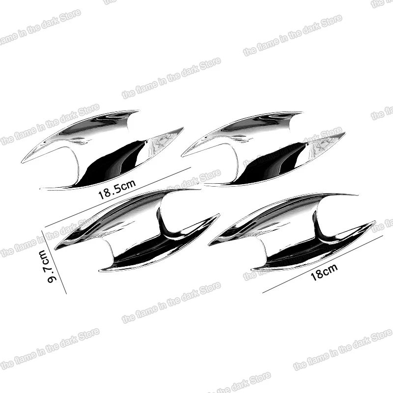 Глянцевая Серебристая зеркальная поверхность abs для Lexus Rx RX300 rx450h rx350 аксессуары