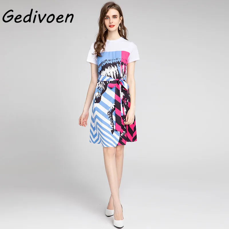 Gedivoen Casual Sky Blue Women Dress Lapel Long Sleeve Printing Frenulum Knee-Length Dresses Female Fashion Early Spring New
Gedivoen Casual Sky Blue Women Dress Lapel Long Sleeve Printing Frenulum Knee-Length Dresses Female Fashion Early Spring New