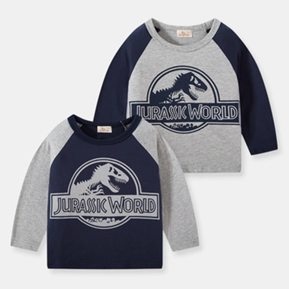 2021 Autumn Boys T-shirt kids Dinosaur Printed Cotton hoodies Toddler Baby 100% Cotton Tops Children's Clothing Korean Style
2021 Autumn Boys T-shirt kids Dinosaur Printed Cotton hoodies Toddler Baby 100% Cotton Tops Children's Clothing Korean Style