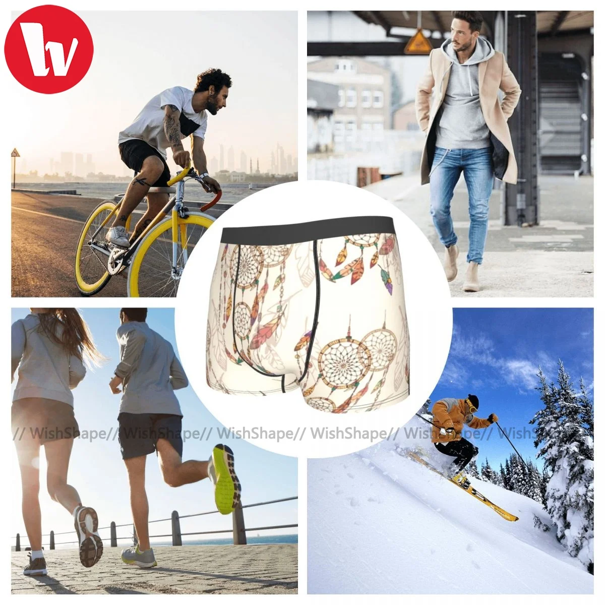 Bohemian Underwear Custom Polyester Sublimation Trunk Trenky Boys Breathable Boxer Brief
Bohemian Underwear Custom Polyester Sublimation Trunk Trenky Boys Breathable Boxer Brief