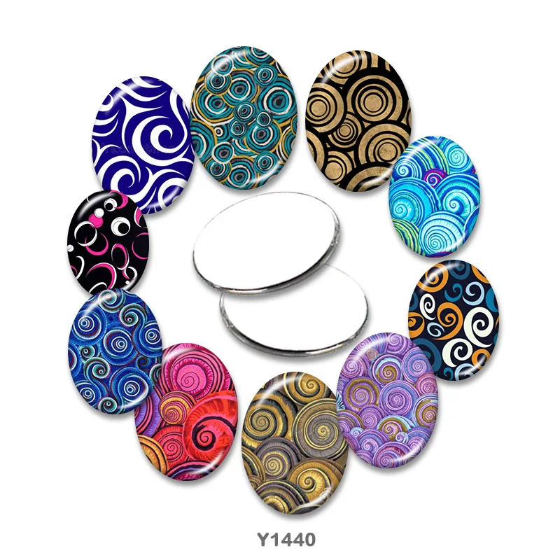 Pattern Oval glass cabochon 13x18mm/18x25mm/30x40mm flat back Making findings TRY1440
Pattern Oval glass cabochon 13x18mm/18x25mm/30x40mm flat back Making findings TRY1440