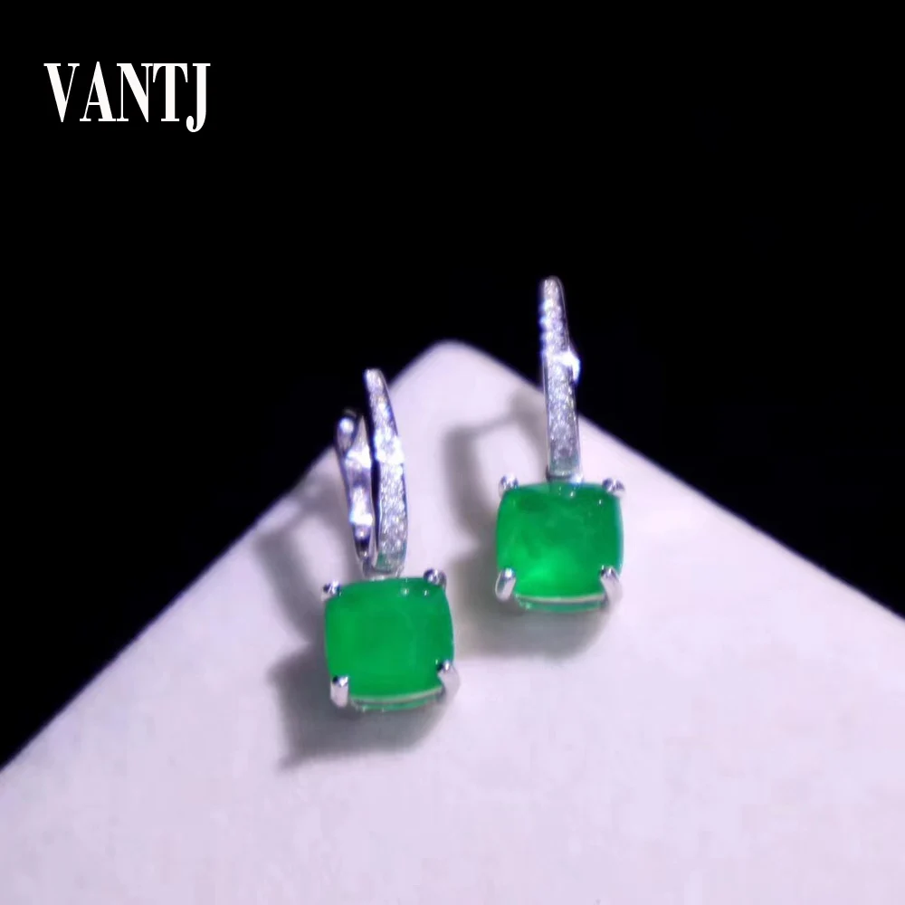 Vantj Elegant Emerald Earring Sterling 925 Silver Created Gemstone for Women Lady Anniversary Party Fine Jewelry Gift Wholesale
Vantj Elegant Emerald Earring Sterling 925 Silver Created Gemstone for Women Lady Anniversary Party Fine Jewelry Gift Wholesale