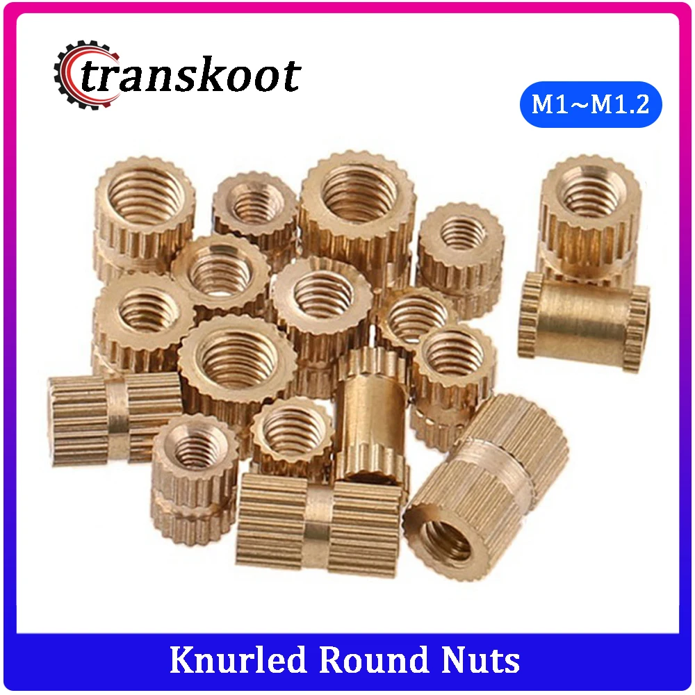 50pcs M1 M1.2 M1.4 Circular Knurled Pre Embeded Nut Brass Insert Nut Knurled Round Nut for Injection Mould or Phone
50pcs M1 M1.2 M1.4 Circular Knurled Pre Embeded Nut Brass Insert Nut Knurled Round Nut for Injection Mould or Phone
