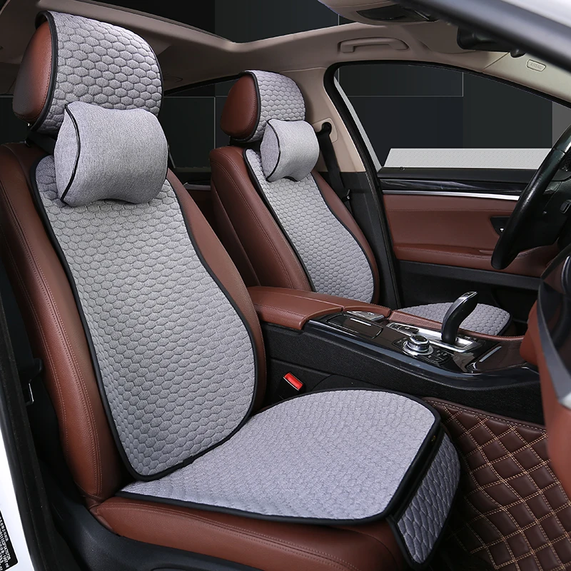 Flax Car Seat Cover Universal Size Breathable Comfortable Four Season Protection Car Seat Cushion Car Accessories
Flax Car Seat Cover Universal Size Breathable Comfortable Four Season Protection Car Seat Cushion Car Accessories