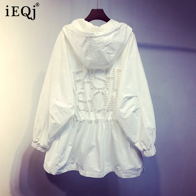 IEQJ Свободная белая короткая Повседневная ветровка в Корейском стиле пальто средней длины новая женская мода с длинным рукавом весна осень ... 
IEQJ Свободная белая короткая Повседневная ветровка в Корейском стиле пальто средней длины новая женская мода с длинным рукавом весна осень ...
