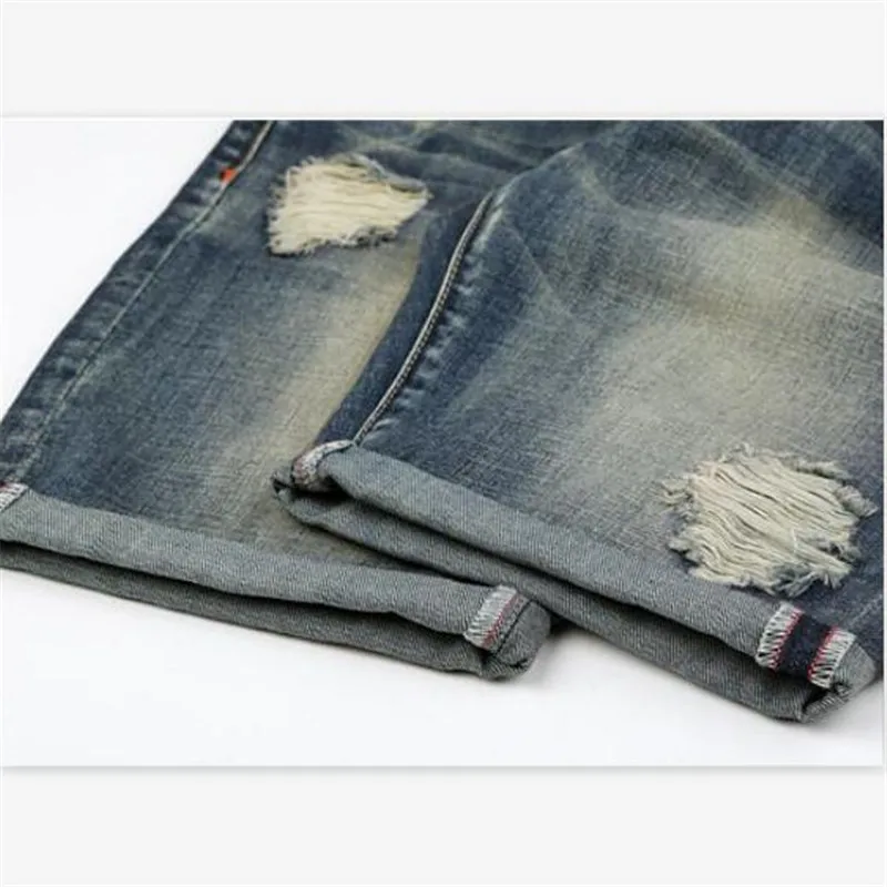 Джинсовые шорты мужские хорошие джинсовые шорты-бермуды из денима для