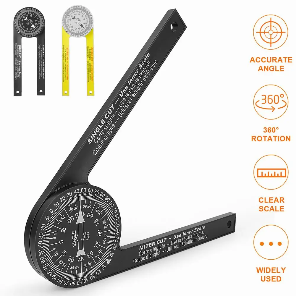 7Inch Miter Saw Protractor ABS Digital Protractor Ruler Inclinometer Miter Saw Angle Level Pencil Meter Measuring Tool
7Inch Miter Saw Protractor ABS Digital Protractor Ruler Inclinometer Miter Saw Angle Level Pencil Meter Measuring Tool