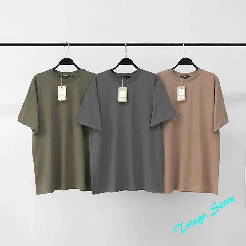 Hip-Hop High Street Cotton Kanye West Season 6 T-shirt Men Women 1:1 Best Quality Oversize Classic Top Tee Heavy Fabric T Shirts
Hip-Hop High Street Cotton Kanye West Season 6 T-shirt Men Women 1:1 Best Quality Oversize Classic Top Tee Heavy Fabric T Shirts