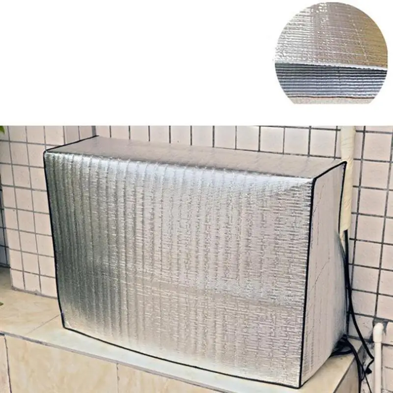 Metal Aluminum Film Cover Air Conditioner Cover Outdoor Air Conditioning Sun Shade Protection Silver Air Conditioner Outer Cover
Metal Aluminum Film Cover Air Conditioner Cover Outdoor Air Conditioning Sun Shade Protection Silver Air Conditioner Outer Cover