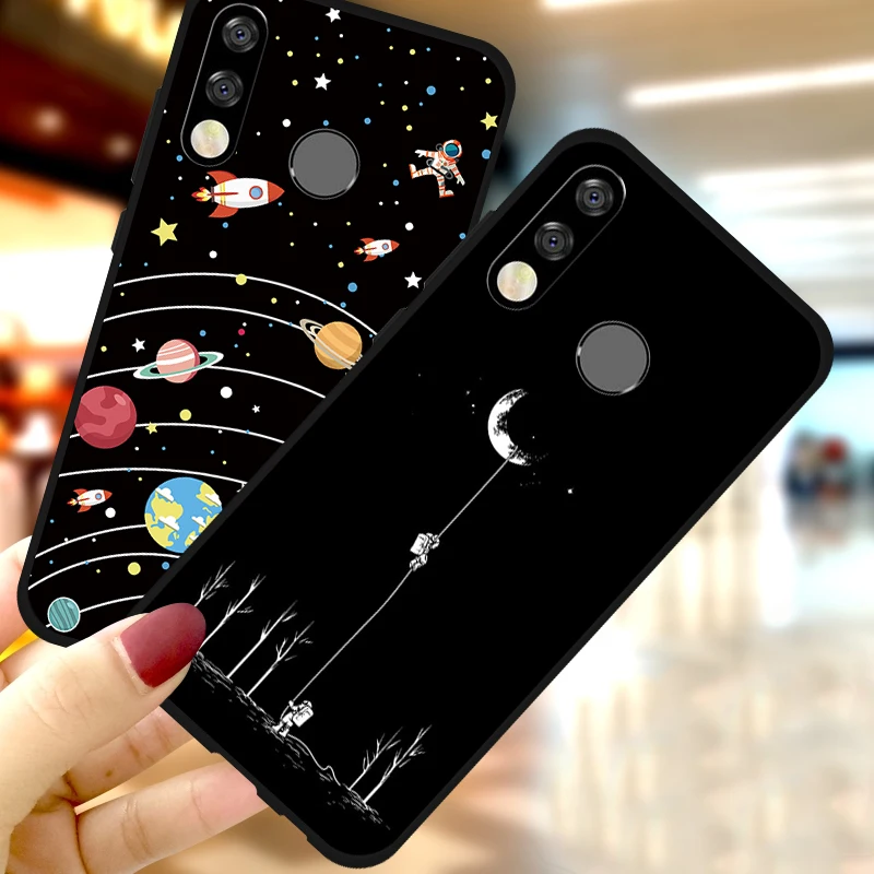 Мягкий силиконовый чехол с милым принтом планеты для Huawei Mate 30 Lite 20 Pro X P30 P20 P10 P Smart
